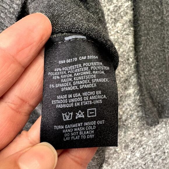 Michael Stars for Anthropologie Sweater Top Womens Small Fleece Gray - Picture 7 of 8